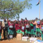 Delivery of supplies to Chief's school